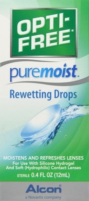 Opti-Free Pure Moist Rewetting Drops 12 Ml