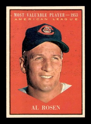 1961 Topps #474 Al Rosen MVP NM X3435083