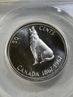 1967 Canada 50 Cents Proof Like Graded MS 67 Cameo by ANACS Howling Wolf
