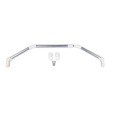 Camco RV Shower Extender Curtain Rod up to 35-42 Inch, Aluminum Pivoting Design