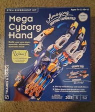 Thames Kosmos Mega Cyborg Hand Hydraulic STEM Kit, 203 Pieces, Manual