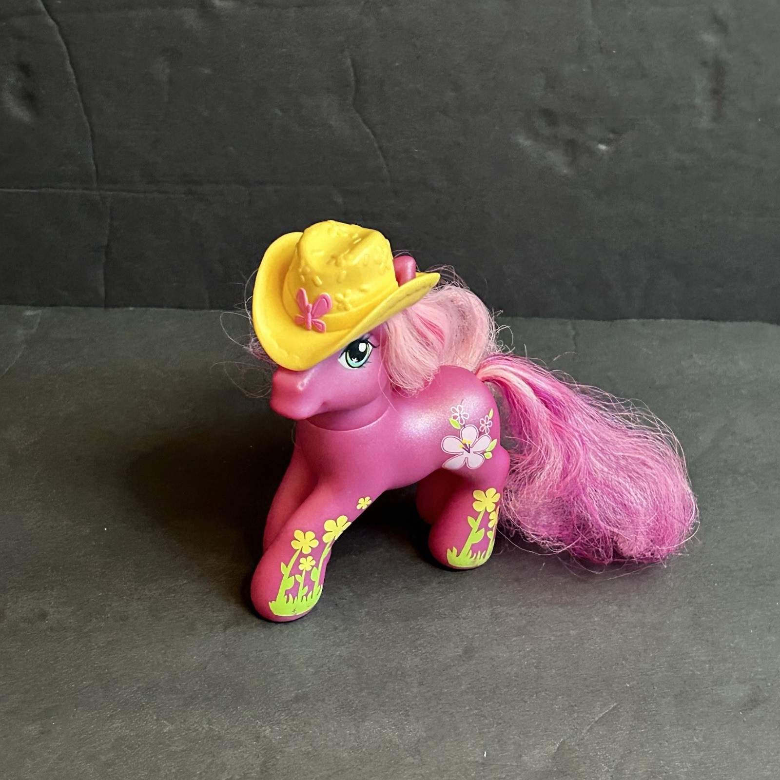 Cappello cowgirl giallo My Little Pony Cheerilee Dress Up fiori primavera 2008