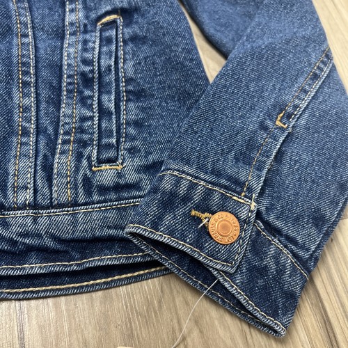 Levi's Trucker Jean Denim Jacket Fleece Sherpa Lined Girls 10-12 Medium $78 NWT - Picture 4 of 7