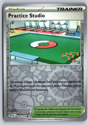 Practice Studio 186/193 Uncommon Paldea Evolved Pokemon Reverse Holo Near Mint