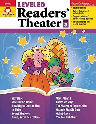 LEVELED READERS' THEATER, GRADE 3 By Evan Moor *Excellent Condition*