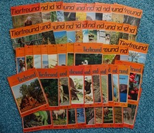 Paket Sammlung 54 x Der kleine Tierfreund Zeitschrift Jahrgänge 1974 bis 1978