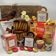 Luxury Afternoon TEA HAMPER Her Birthday Gift or Couples To Share New Home