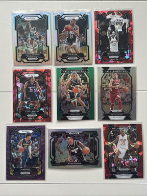 2024 Panini Prizm Draft All-Stars & HOF Lot Of 9 PRIZM PARALLELS Look  