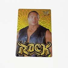 The Rock WWE Holographic Sticker 2002 Vending Machine