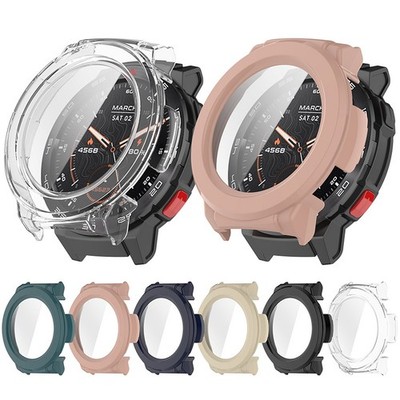 Protective Case PC+Tempered Film Case Accessories for Mibro Watch Gs Pro