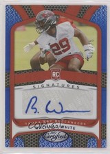 2022 Certified Rookie Signatures Mirror Blue 7/75 Rachaad White #RS-RW Auto qf8