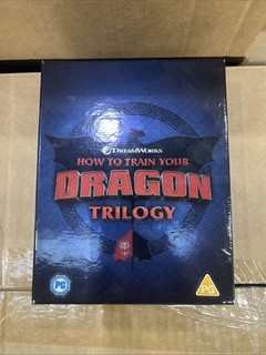 How to Train Your Dragon Trilogy 4K UHD & Blu Ray Steelbook Zavvi Exclusive
