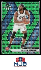2024-25 Panini Mosaic Isaiah Stewart Green Mosaic #93 Detroit Pistons