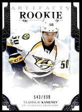 2017-18 Upper Deck Artifacts Vladislav Kamenev Rookie 543/999 Nashville