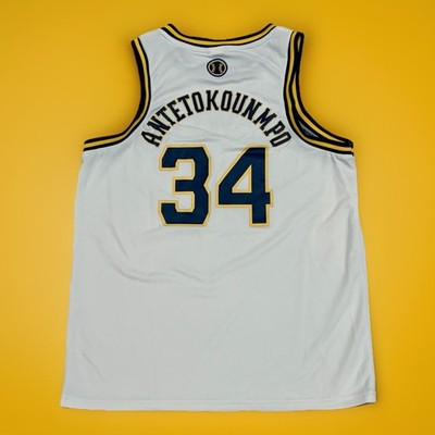 SGA Giannis Antetokounmpo Promo Milwaukee Brewers Bucks M Jersey MLB X NBA ESPN