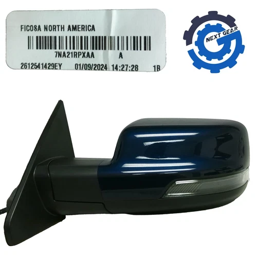 New Mopar Left Blue Tow Mirror w/ Blind Spot for 2023-2024 RAM 1500 7NA21RPXAA