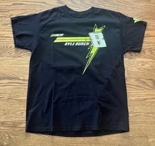 Kyle Busch #8 Nascar 2023 Black/Green RCR Racing Shirt Men’s Large