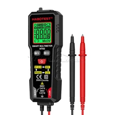 HT93 Compteur intelligent numérique multimètre 2000 Nombres AC Tension NCV Gamme automatique de testeur
