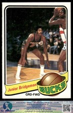 1979-80 Topps #91 Junior Bridgeman Milwaukee Bucks 79BB