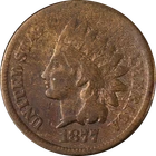 1877 Indian Cent G Details Key Date Decent Eye Appeal Nice Strike