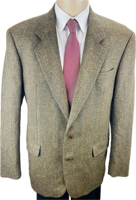 DAKS Tweedsakko 52 Herren Jacke Jackett Sakko Anzug Jagd Tweed Vintage Preppy