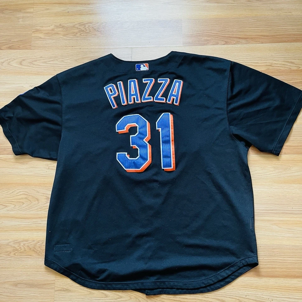 Camiseta Mike Piazza New York Mets Mitchell Ness 2000 Serie Mundial Talla 52 2XL Foto 3 de 4