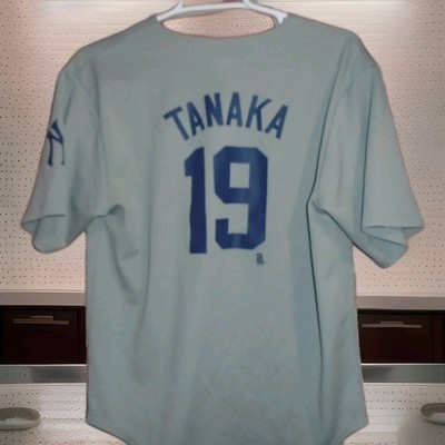 NEW YORK YANKEES MASAHIRO TANAKA JERSEY YOUTH LARGE 14/16 IN GOOD CONDITION
