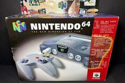 NINTENDO 64 KONSOLEN LEER OVP FÜR DIE SAMMLUNG || N64 RETRO ORIGINAL SCHACHTEL |