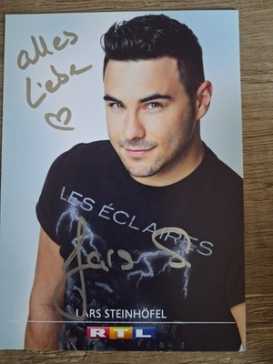 LARS STEINHÖFEL-Schauspieler-original signiertes Autogrammkarte RTL Unter Uns