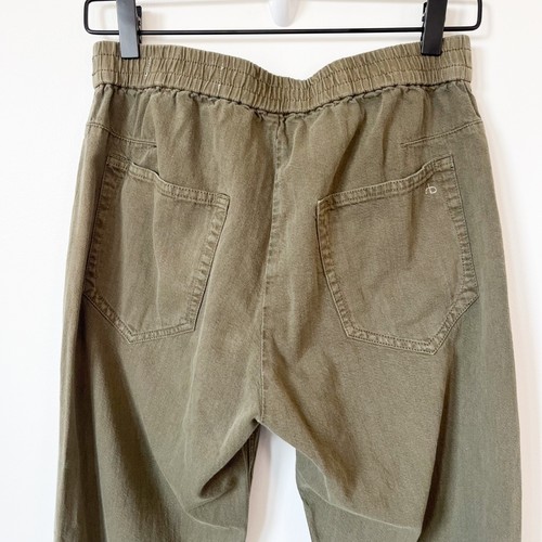 Rag & Bone Elastic Waist Jogger High Rise Baumwollhose Army Green Damen 26 - Bild 9 von 13