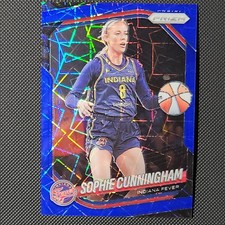 2025 Prizm Sophie Cunningham Blue Velocity 63 Indiana Fever WNBA 