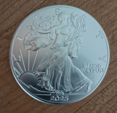 2025 - 1oz  Eagle Liberty High Quality Silver Plated coin - FREE SHIPPING!
