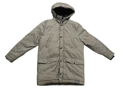 H&M Divided Mens Parka Jacket Hooded Quilted Winter Coat Size M