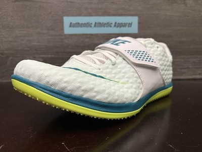 スパイク・シューズ Nike White Racing Spikes Nike Zoom High Jump Elite Track Spikes White Bright Spruce Men's