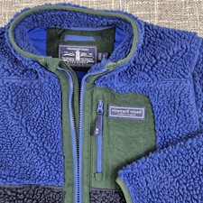 Supershep Jacket Boys Large 16 Sherpa Fleece Full Zip Colorblock Vineyard Vines