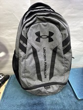 UNDER ARMOUR UA Hustle 5.0 zaino 29L borsa pendolare laptop grigio/nero nuovo con etichette