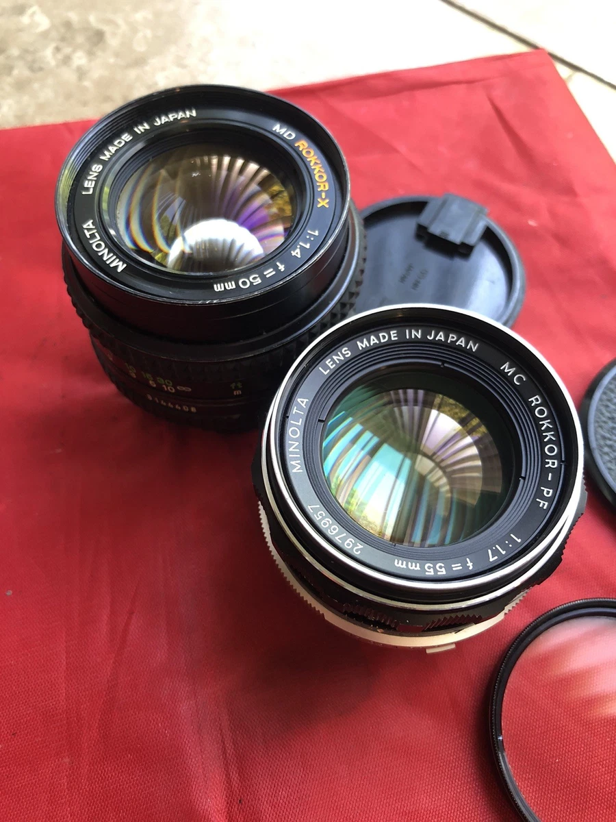 Minolta MD Rokkor 50mm f1.4 完動極美品 Minolta MD f/1.4 Lenses 50mm Focal for sale | eBay