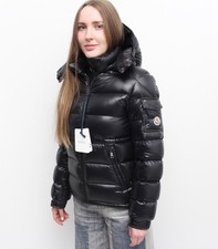Authentic Women's S / Girls 14Y MONCLER Maire Quilted Down Puffer Jacket Black