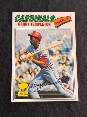 1977 Topps Gold Cup All-Star Rookie Garry Templeton #161 (RC) - No Creases-EX/NM