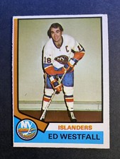 1974-75 O-Pee-Chee Hockey Ed Westfall New York Islanders Card #32
