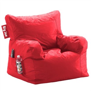 Details About Brand New Joe Dorm Bean Bag Chair Bedroom Sports Room Lounge In Red