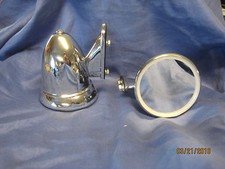  BULLET CHROME  RACING MIRRORS   BRAND NEW PAIR  