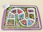 Fred and Friends Dinner Winner Kids Dinner Plate Game Tray Fussy Eater -  Forest