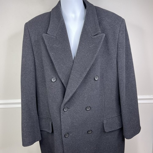 Mens BRUNO BANANI Size US 44R Wool cashmere over Coat  Jacket Vtg Italy - Picture 2 of 12