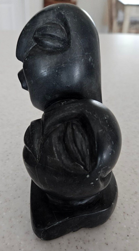 Escultura cabeza Shona de Zimbabue c. 1970 piedra pulida - Imagen 3 de 6