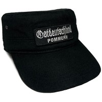Army Cap Ostdeutschland Pommern Schwarz Military Basecap Kappe MüTze Mecklenburg