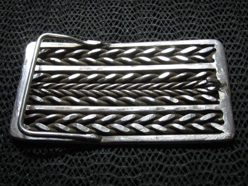 CUSTOM MACHINE SHOP BIKER STAINLESS STEEL BELT BUCKLE! VINTAGE! RARE! HANDMADE! - Picture 9 of 10