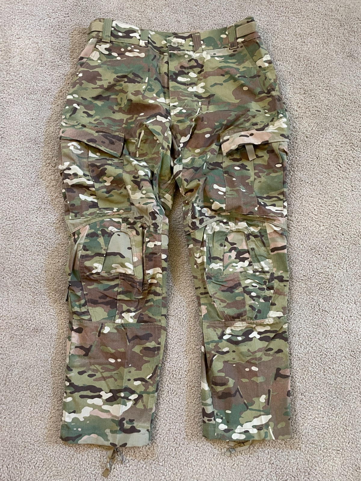 ARMY COMBAT PANT W/ CRYE KNEE PAD SLOTS OCP CAMO LARGE REGULAR NEW