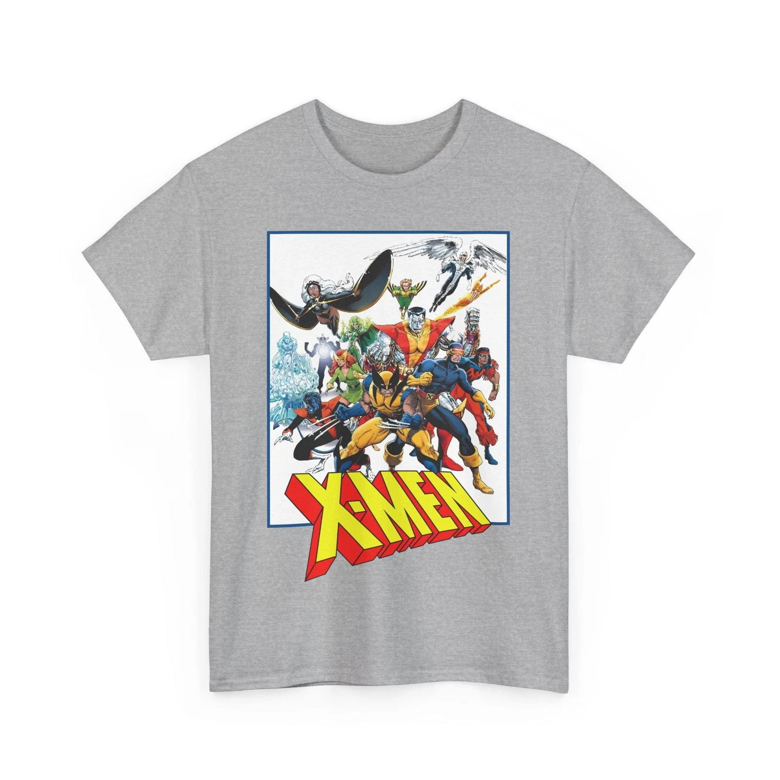 X-Men T-Shirt - Classic Arthur Adams Art - Marvel Comics - Wolverine, Colossus