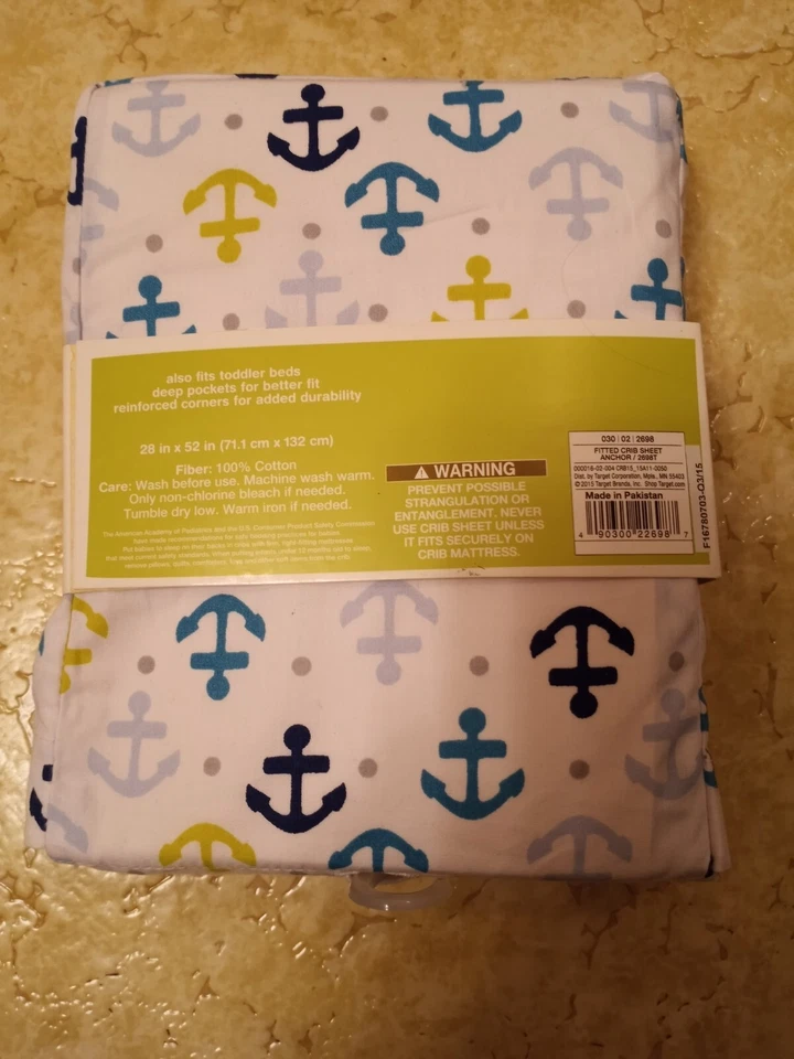 Sábana Cuna Ajustable Tejida Circo, 28"X52" Anclaje 100% Algodón  Foto 2 de 3